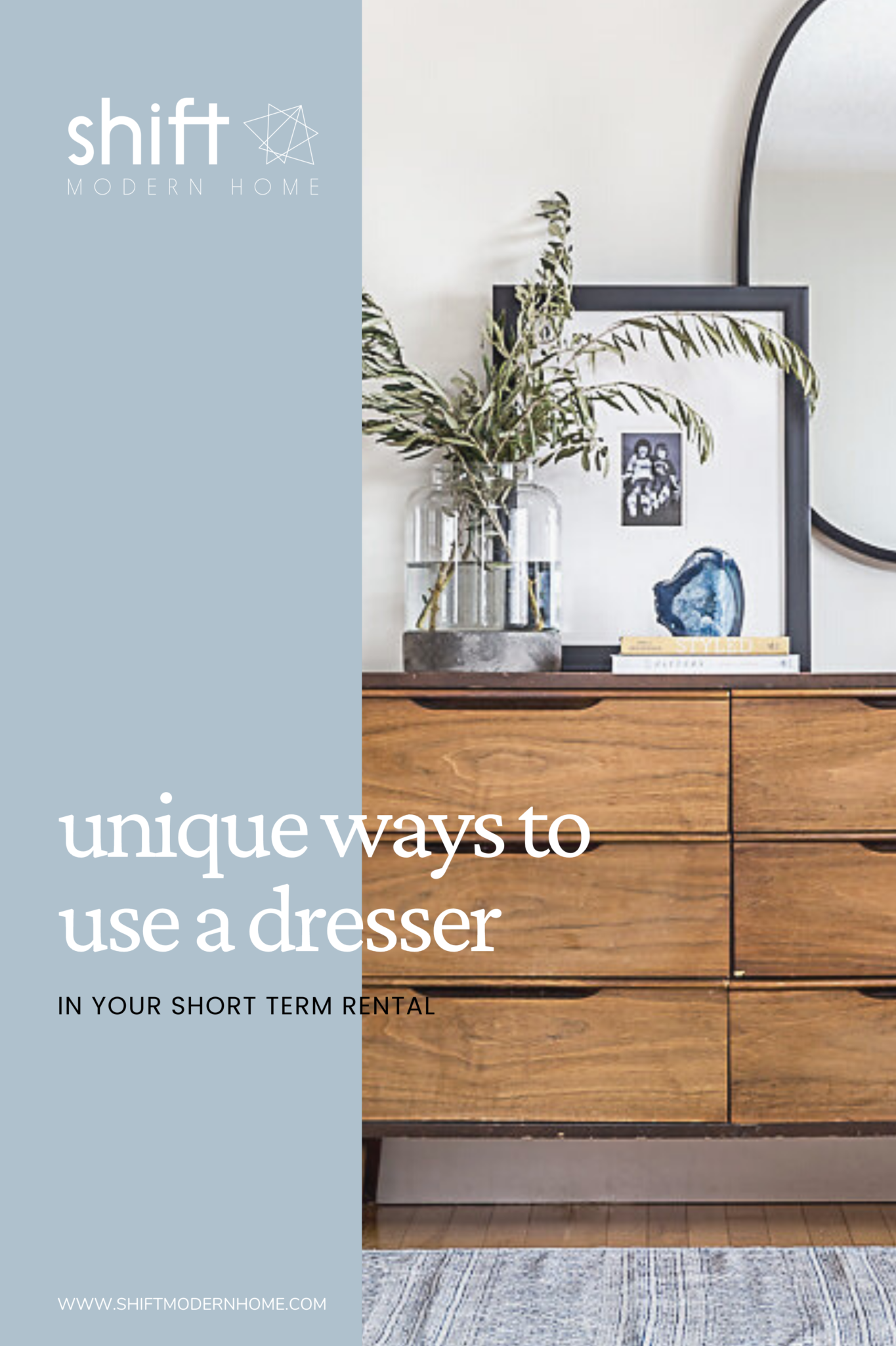 Four Ways to use a Dresser in your Short Term Rental